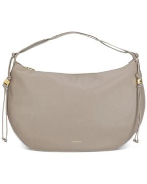 Coccinelle Grainy-Leather Tote Bag - Gray