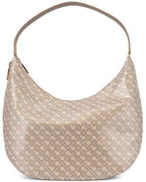Gherardini Patterned Shoulder Bag - White