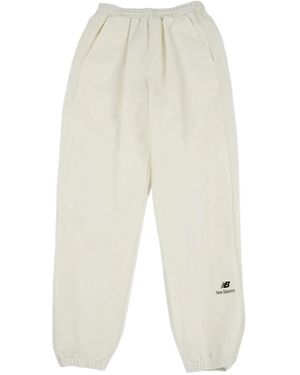 New Balance Logo-Motif Track Trousers - White