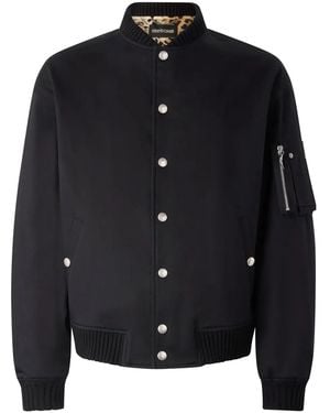 Roberto Cavalli Padded Bomber Jacket - Blue