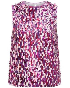 Simon Miller Shirley Sequin-Embellished Top - Purple