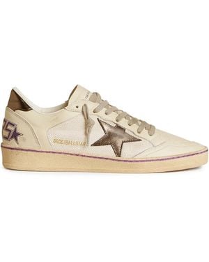 Golden Goose Ball Star Lace-Up Trainers - Brown