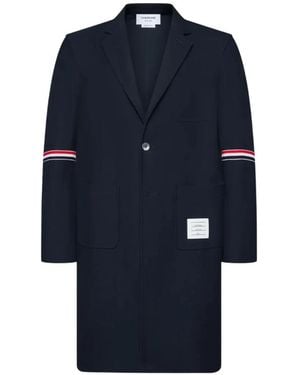 Thom Browne Single-Button Coat - Blue
