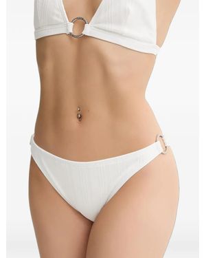 MICHAEL Michael Kors Ring-Detail Halterneck Bikini - Blue