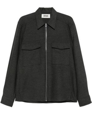 DRYKORN Veste Zippée À Poche Poitrine - Black