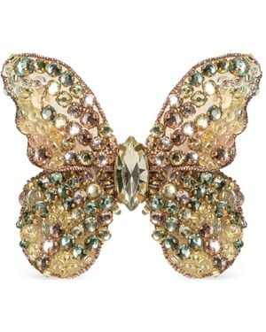 Jennifer Behr Abbie Crystal Butterfly Hair Clip - Natural