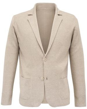 Peter Millar Blazer À Col À Revers Crantés Et Poches Plaquées - Natural