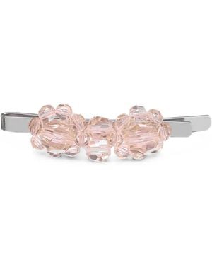 Simone Rocha Crystal-Embellished Hair Clip - Pink