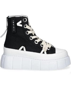 Inuikii Matilda Canvas High Trainers - Black