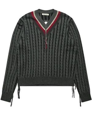 Craig Green Zopfmuster-Pullover Mit Quastendetail - Schwarz