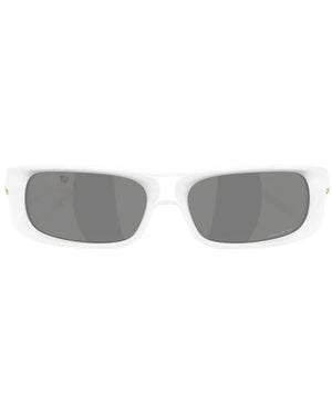 Oakley Highland Rectangle-Frame Sunglasses - White