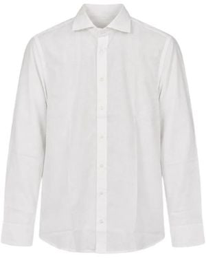 BASTONCINO Long-Sleeve Button-Down Shirt - White