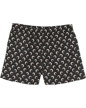 Marine Serre Moon Swim Shorts - Black