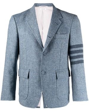Thom Browne Sakko Mit Streifendetail - Blau