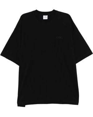 Vetements Cotton T-shirt - Schwarz