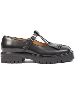 Maison Margiela Tabi County Leather Mary Jane - Black
