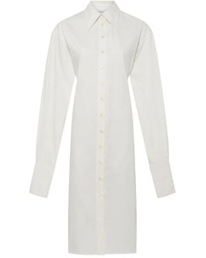 Marine Serre Belted Shirt Dress - ホワイト