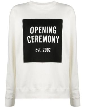 Opening Ceremony Box-Logo Sweatshirt - Black