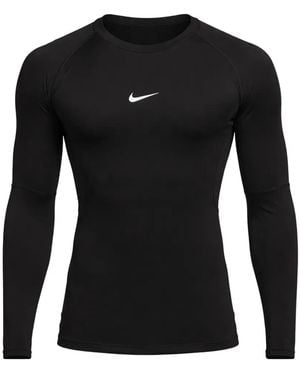 Nike Long-Sleeve Fitness Top - Black