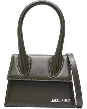 Jacquemus Ff Diamonds Medium Tri-Fold Wallet - Black