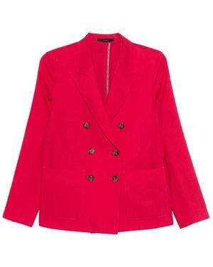 Paul Smith Double-Breasted Pocket Blazer - Red