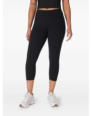 Sweaty Betty Cropped Gym Leggings - Blue