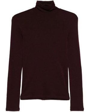 forte_forte Turtleneck Sweater - Brown