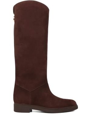 Loro Piana Kilda Leather Boots - Brown