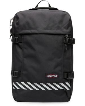 Eastpak Large Travelpack Striped Backpack - Black