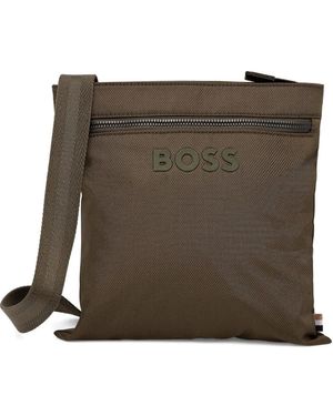 BOSS ジップ ベルトバッグ - ブラウン