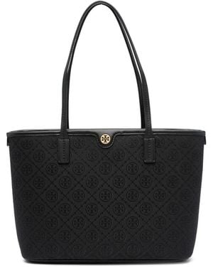 Tory Burch T Monogram ハンドバッグ S - ブラック