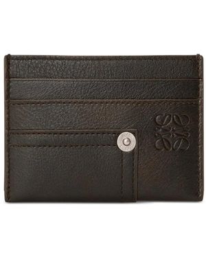 Loewe Tarjetero de piel - Negro