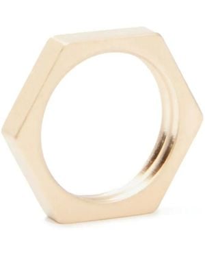 Maison Margiela Screw-Motif Ring - White
