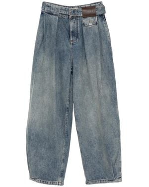 Loewe Vaqueros con efecto lavado - Azul