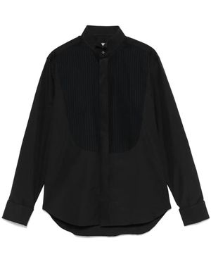 Canali Klassisches Hemd - Schwarz