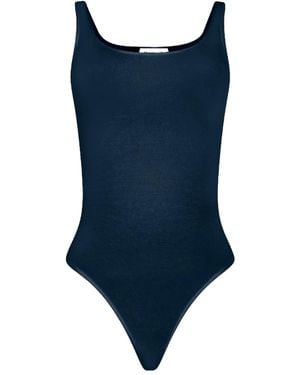 Wolford Scoop-Neck Sleeveless Body - Blue