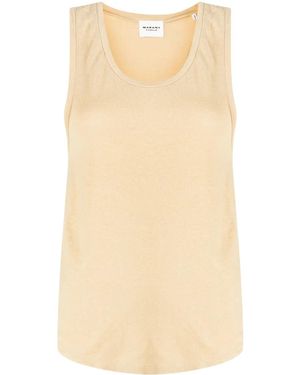 Isabel Marant Arielle リネンタンクトップ - ナチュラル