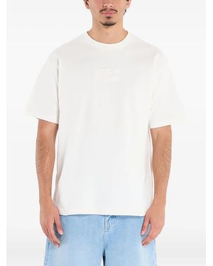 Vans Logo-Patch Short-Sleeve T-Shirt - White