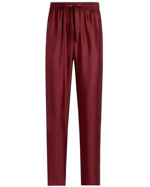 Dolce & Gabbana Logo-Embroidered Trousers