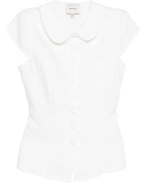 Reformation Molly Shirt - White