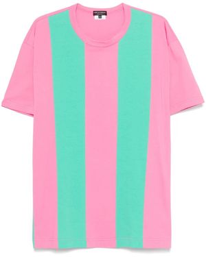 Comme des Garçons ストライプ Tシャツ - ピンク