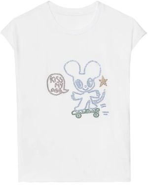 Zadig & Voltaire Cloe Cotton Tank Top - White