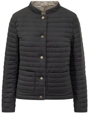 Herno Quilted Reversible Jacket - Black