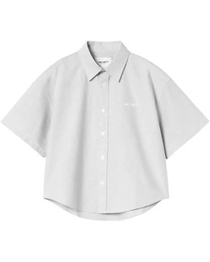 Carhartt Kaia Logo-Embroidered Shirt - White