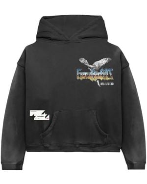 Free Refills Showcase Graphic-Print Hoodie - Black