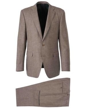 Canali Three-Piece Suit - Brown
