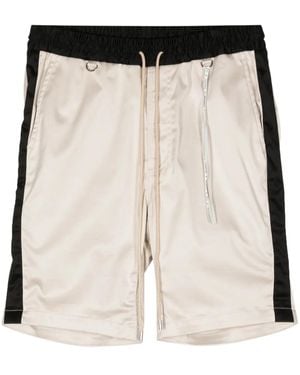MASTERMIND WORLD Colour-Block Cotton Shorts - Black