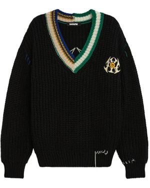Barrow V-Neck Sweater - Black