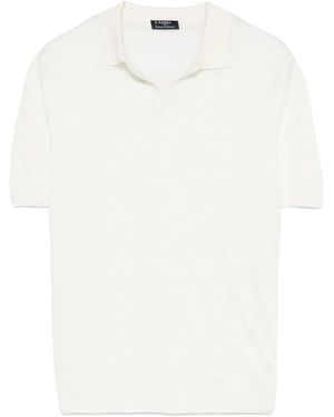 Barba Napoli Linen T-Shirt - White