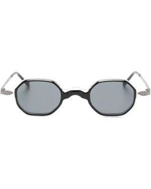 Eyepetizer Geometric-Frame Sunglasses - Metallic